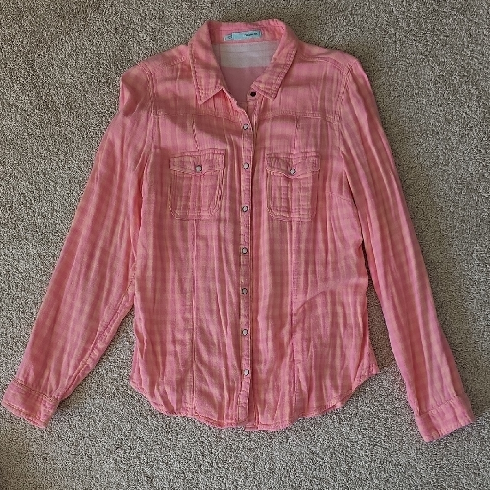 Checkered Button Up Shirt